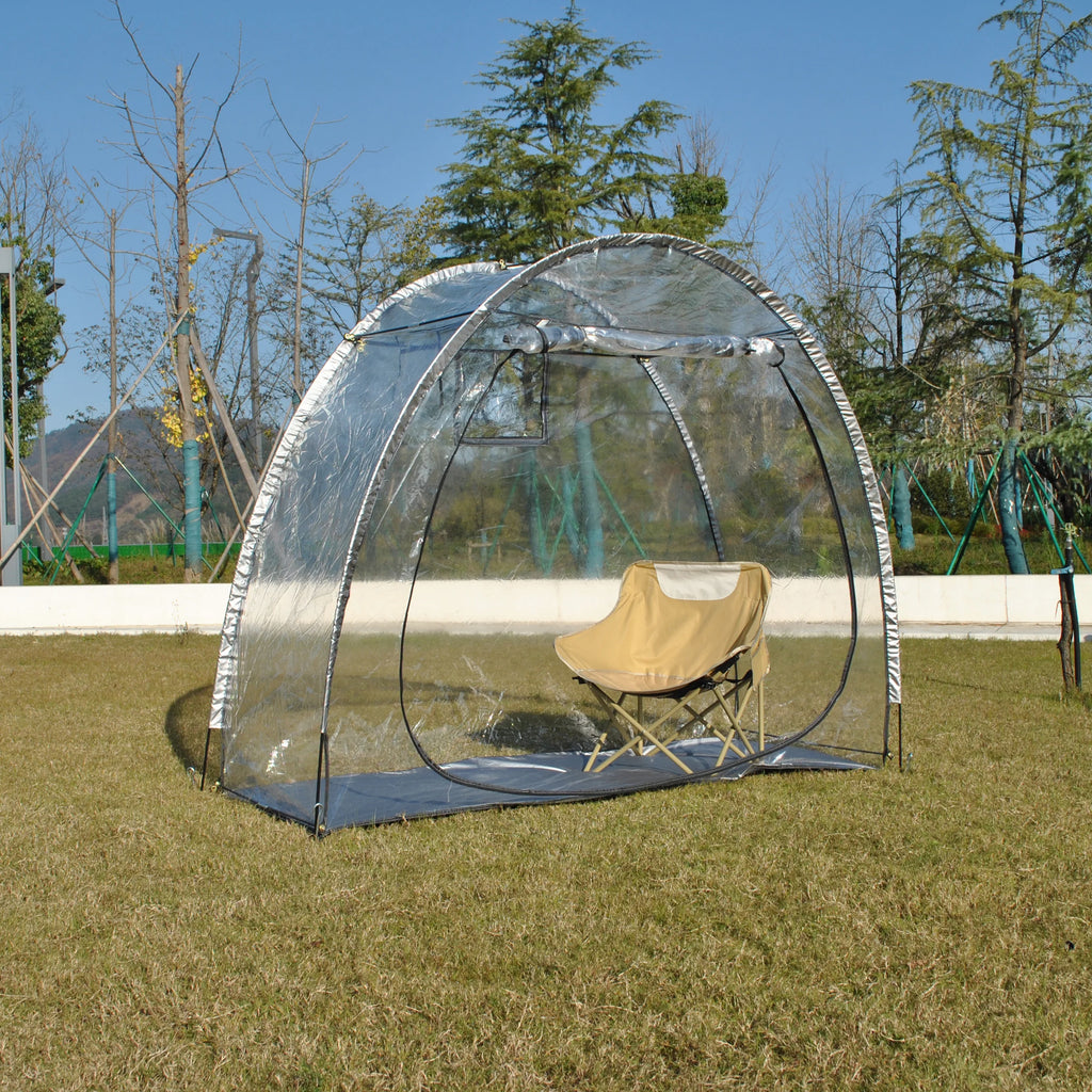 Greenhouse PVC Tent,Garden Plant Viewing and Storage Tent Big Football Tent for Outdoor Use,Transparent Tent,sports Pod Tent