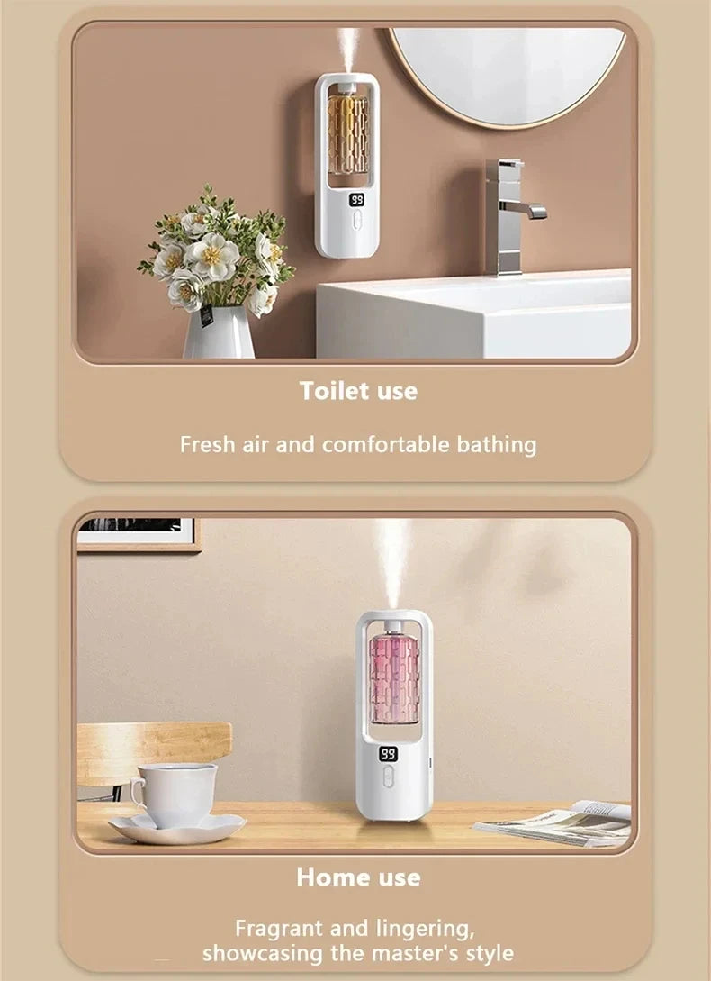 Intelligent Aromatherapy Machine Diffuse Long Lasting Spray Air Freshener Toilet Deodorizer Household Bedroom Automatic Sprayer