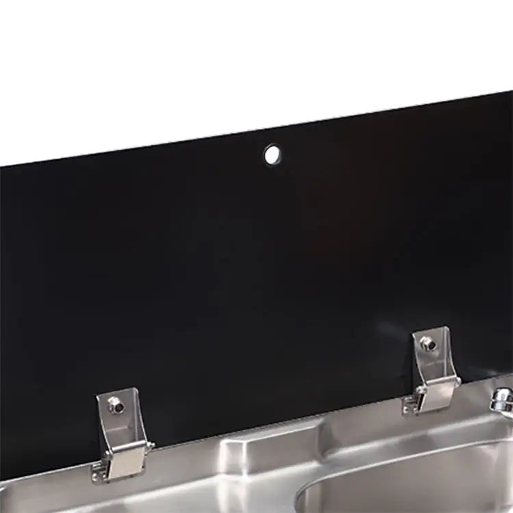 RV Kitchenware Accessories Caravan Wash Sink With Induction Cooker Single Burner Gas Stove With Tempered Glass Lid