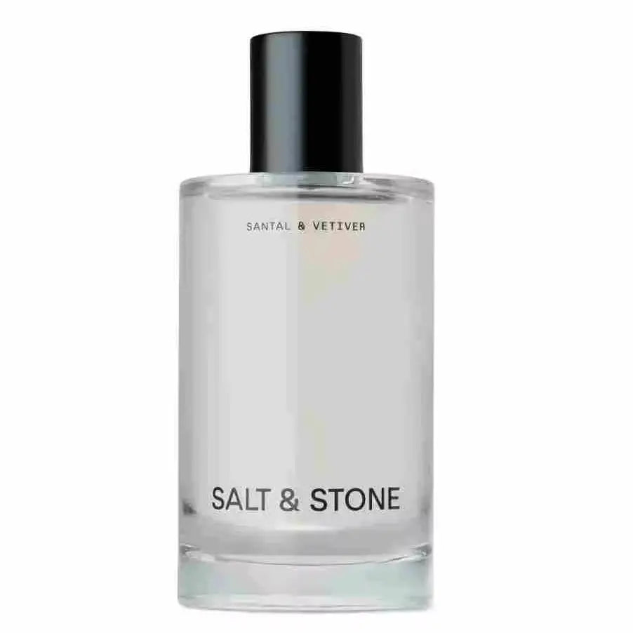 Salt & Stone Sandalwood & Vetiver  Men's & Women's Perfume  Glycerin & Red Algae Moisturizing Fragrance | Vegan, Non-Irritating 100ml