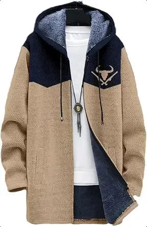 Spring Men's Trend Lapel Chenille Woolen Coat Woolen Coat