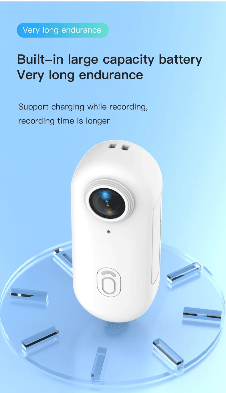 Waterproof Action 4K Camera 1080P Ultra Mini Wireless WiFi POV Bodycam for Bicycle Motorcycle Pocket Sports Recording HD Quality