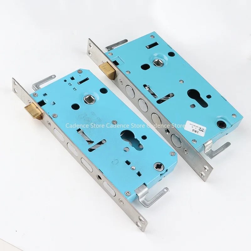 24x240 6068 Security Door Lock Body 304 Stainless Steel Internal Gear Structure Anti Stuck For Smart Fingerprint Lock