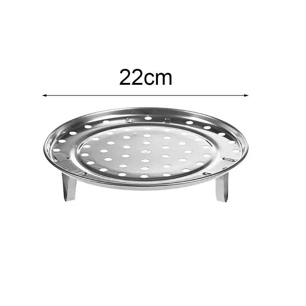New 28/30/32/34cm Durable Dumplings Fish Steaming Tray Cooking Gadgets Thickened Steamer Stainless Steel Kitchen Wok