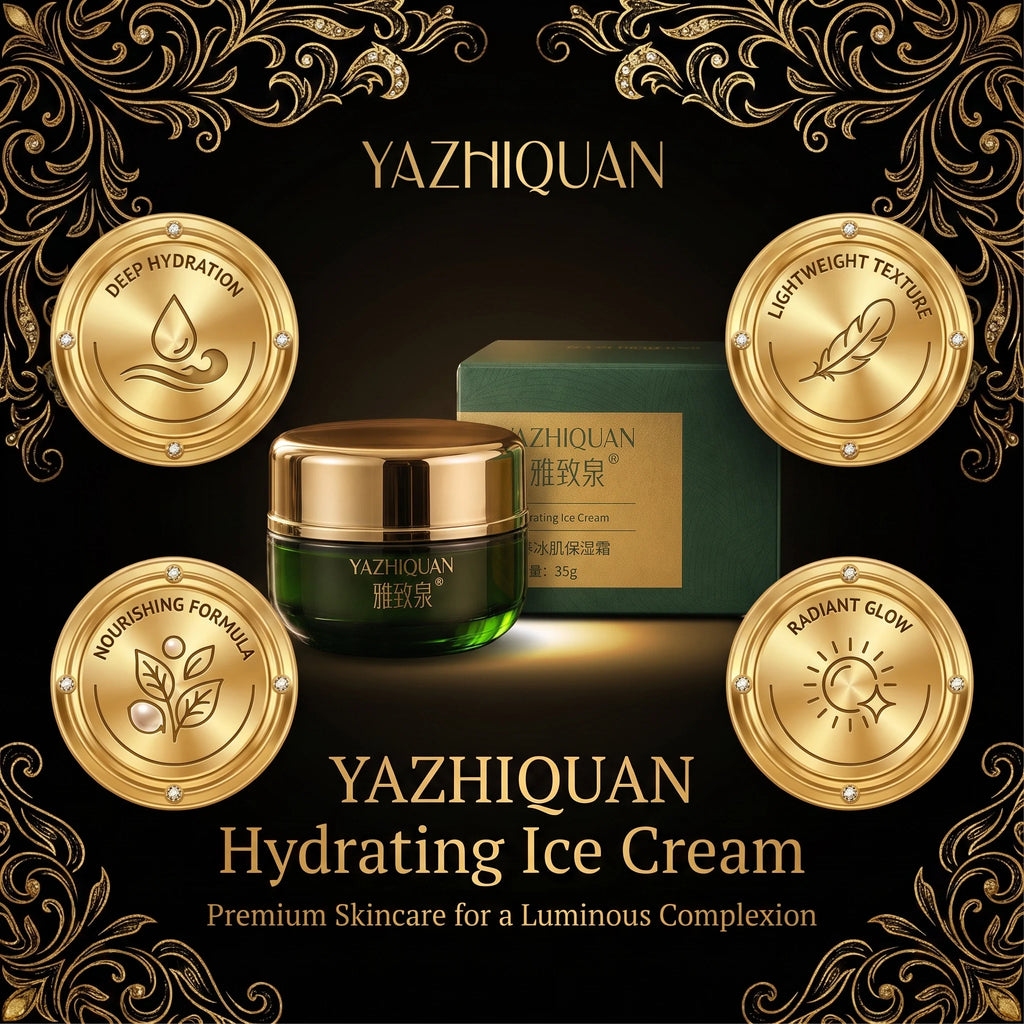 YAZHIQUAN Lactic Acid Amino Acids Moisturizer Exfoliate Renews Dull Skin Deeply Hydrate Barrier Repair Non Greasy Face Cream 35g