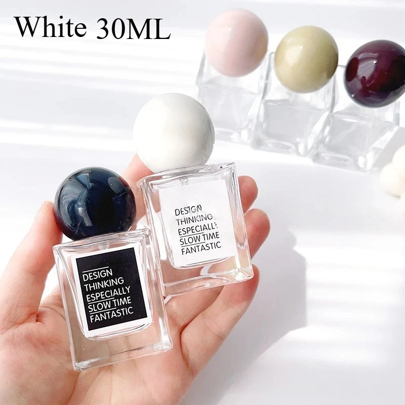 30ml Perfume Bottle Glass Line Mist Perfume  Atomizer Wood Lid Empty Sprayer Bottle Cosmetic Containers Travel Bottle Packaging