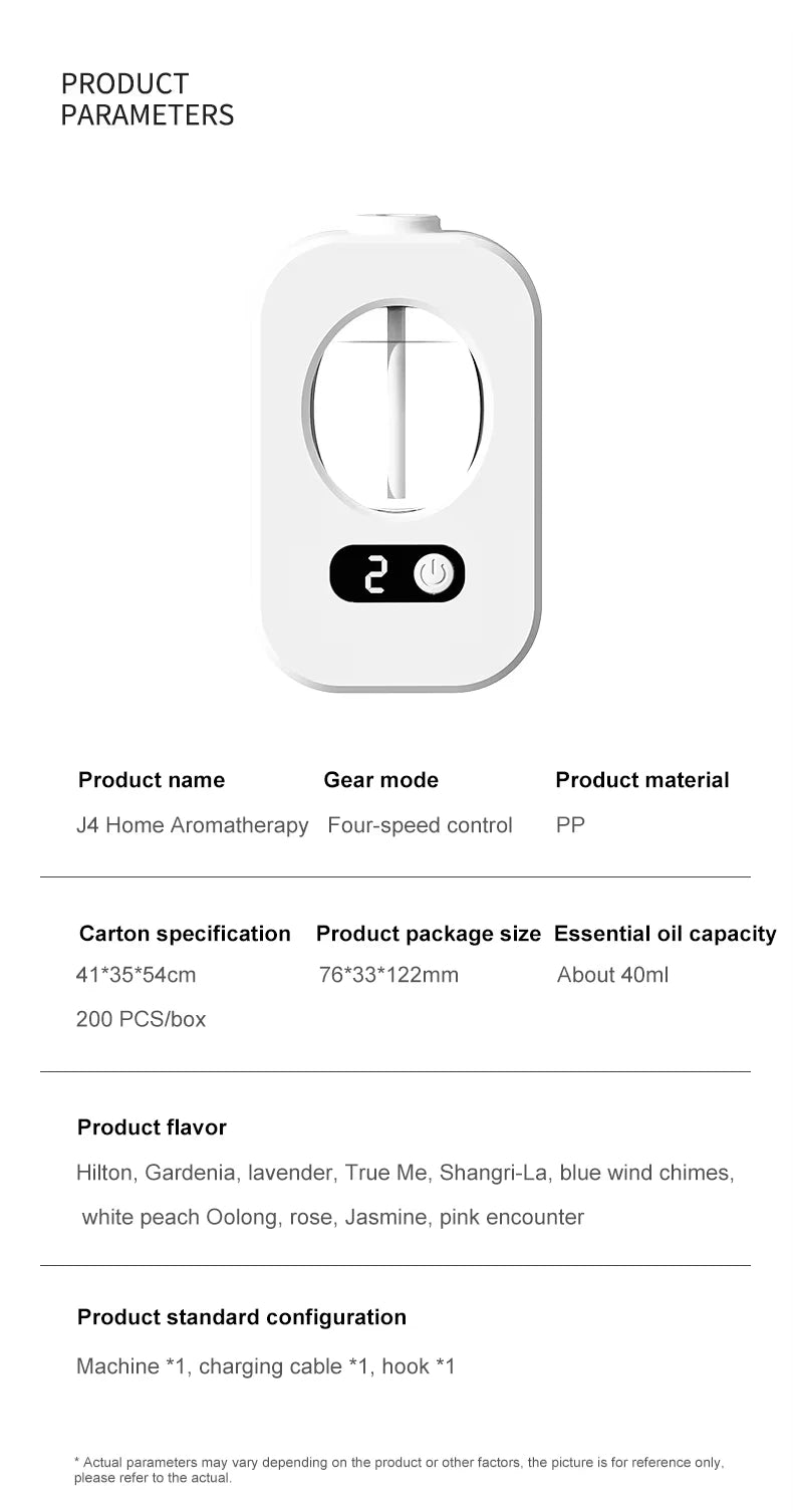 Mini Ultrasonic Essential Oil Diffuser Machine Aromatherapy Humidifier Quiet Automatic Sprayer Air Freshener for Home Office