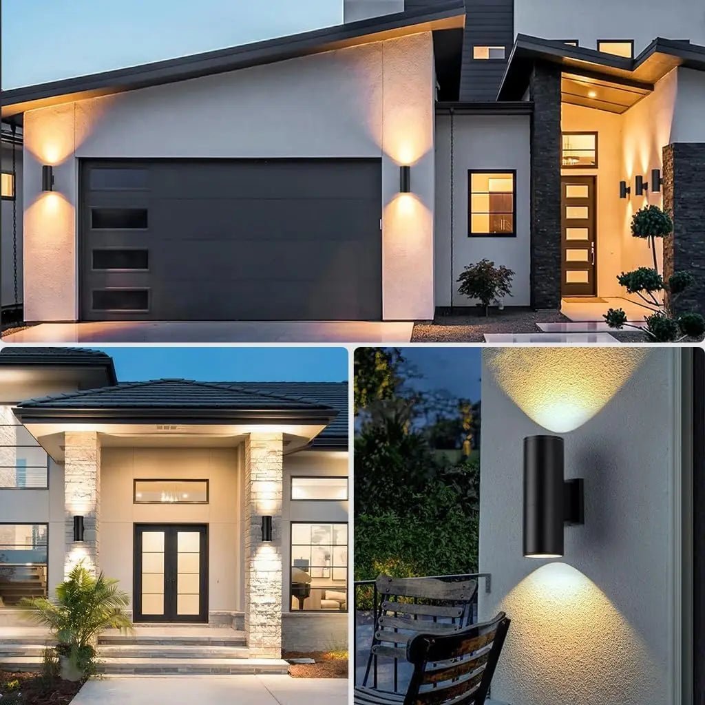Outdoor LED Wall Lights  Replaceable Light Bulb E27 Waterproof Wall Lamp for Modern Home Interior Stairs Lighting Decoration