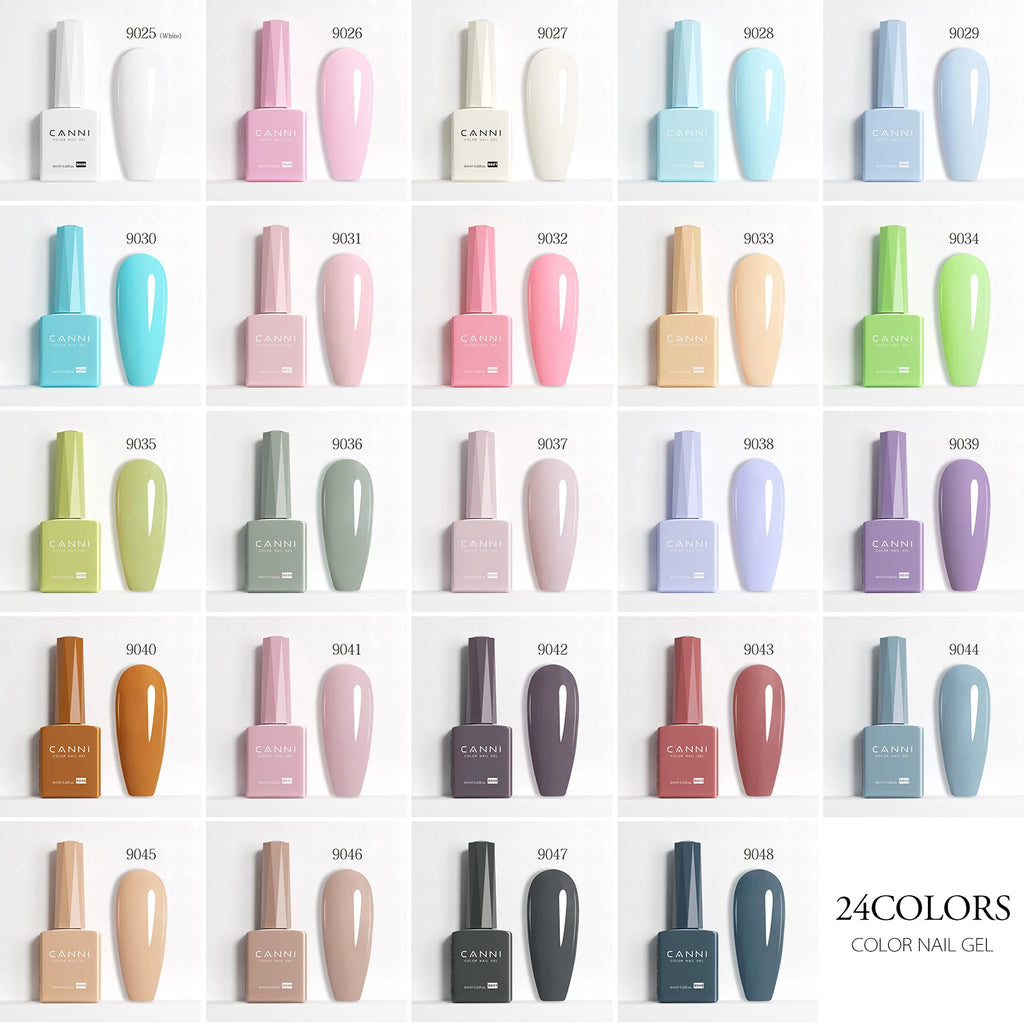 CC8 CANNI 9ml Nail Gel Polish HEMA FREE Summer Nails Color Soak Off UV LED Semi Permanent Smoothy Texture Nail Art Manicure