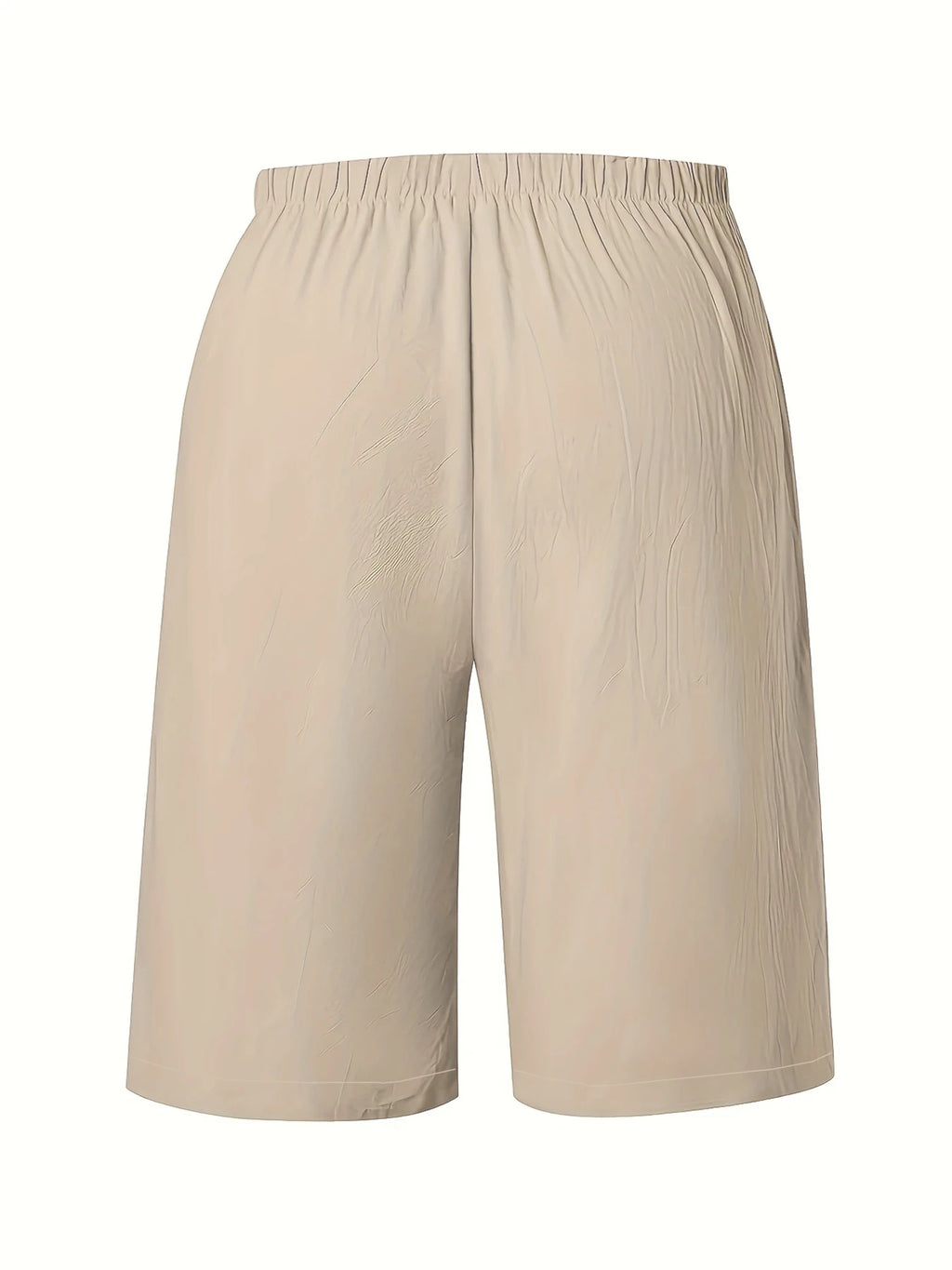 Women's Elastic Waist Drawstrings Casual Wide Leg Knee Length Pants‌