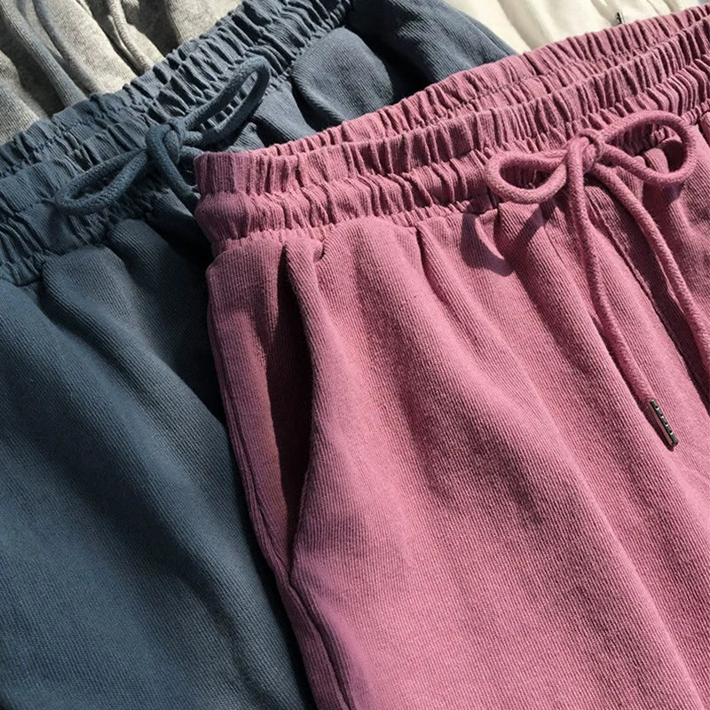 High Waisted Elastic Sports Shorts for Women Loose and Casual Summer New Style Wide Leg Pants Home Sleepwear Trendy
