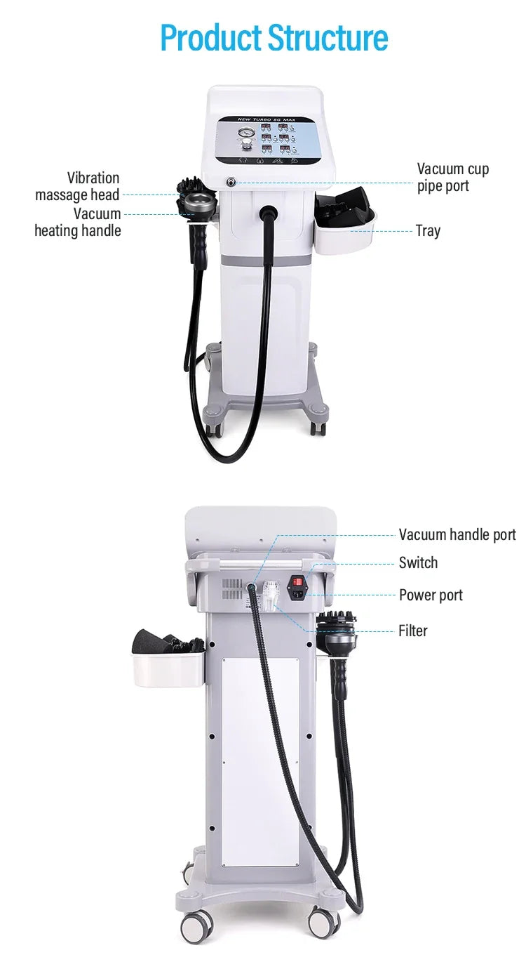 3 in 1 G8 Vibration Massage Vacuum Slimming Fat Removal Breast Butt Buttock Lifting S Shape Body Machine-Y8