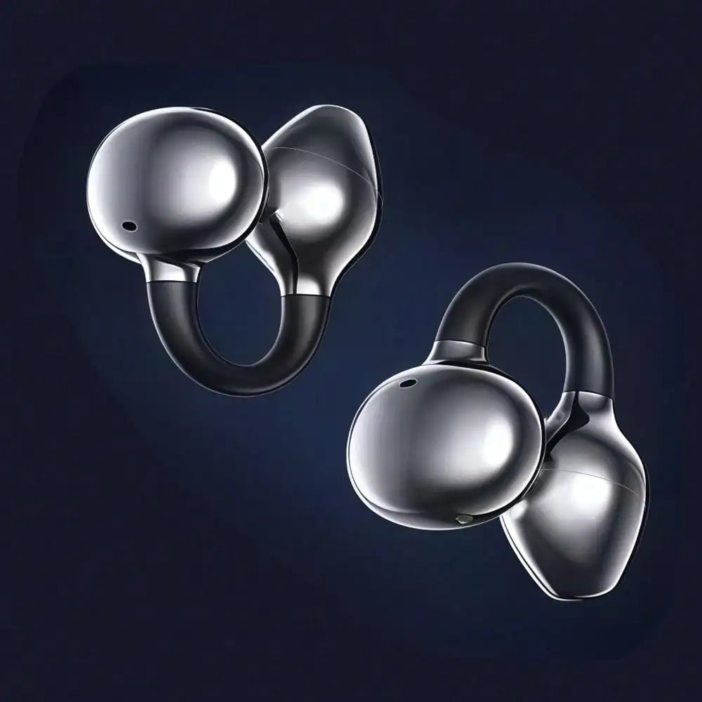 Original TWS Bluetooth Earphones Ear Clip Earring Wireless Headphones with Mic Calling Touch Control Sports Headsets