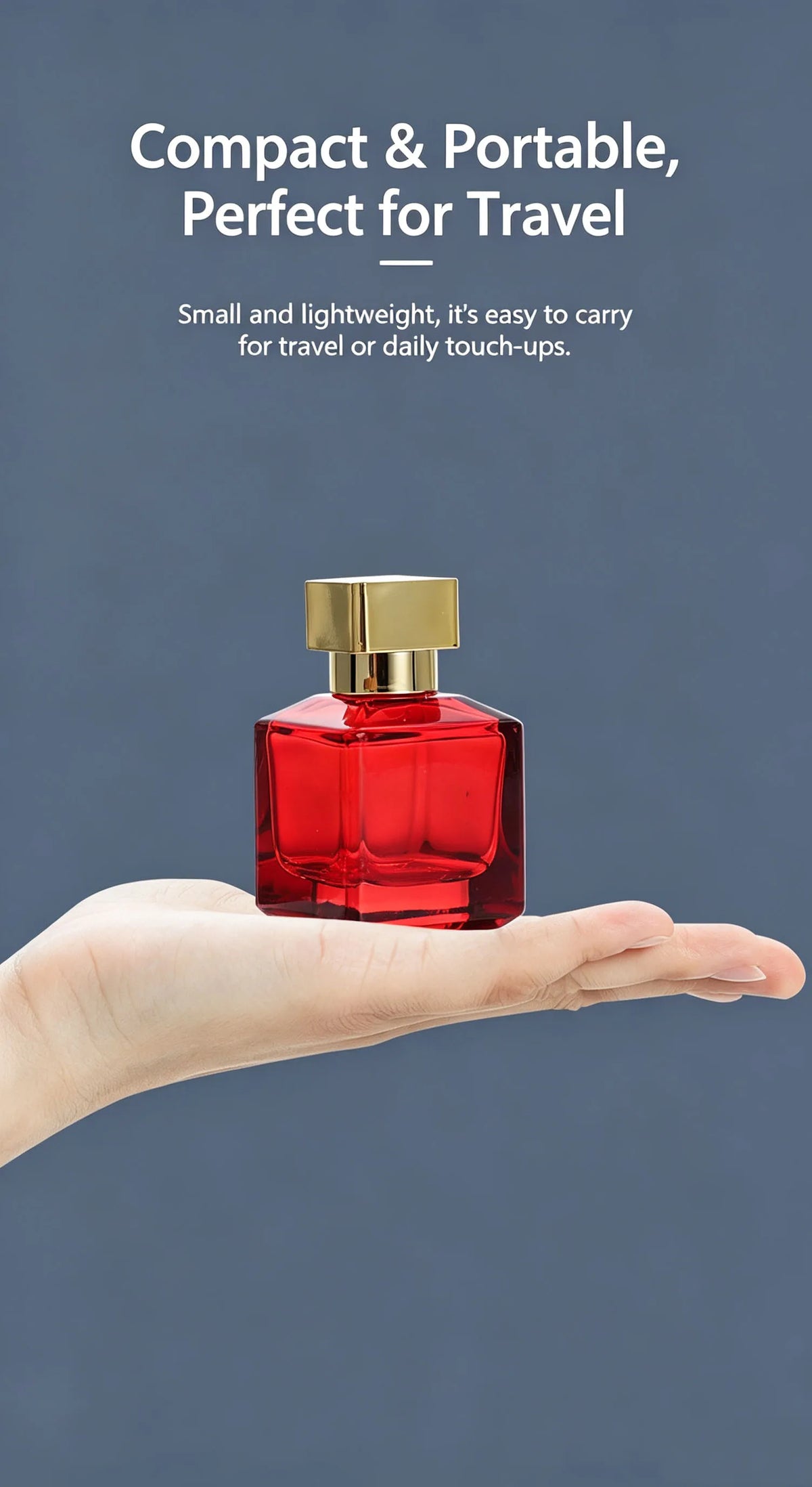 50ML Perfume Refill Bottle Luxury Moisturising Spray Glass Travel Pump Portable Empty Cosmetic Sub-Bottling