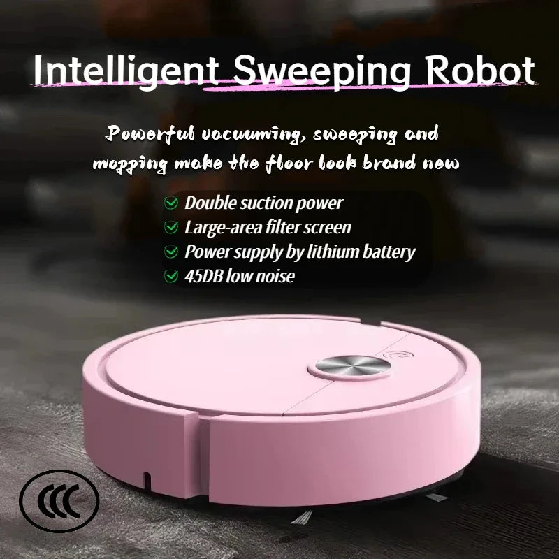 Lenovo 3 in 1 Sweeping Robot Vacuum Cleaner Mopping Smart Home USB Rechargeable Vacuum Mop Robot Sweep Floor Robot for Home