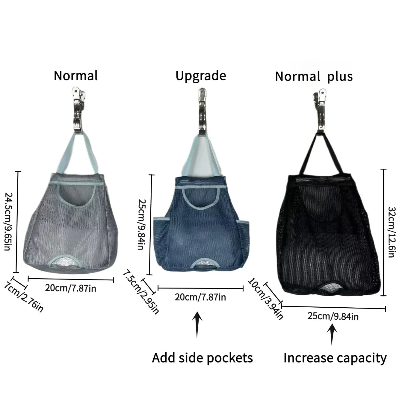 Kitchen Wall Mounted Garbage Bag Storage Bag, Hanging Plastic Bag Organizer With Hooks