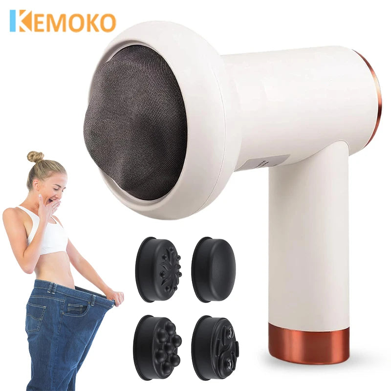 Wireless Massage Gun Body Massager Neck Back Neck Shoulder Body Sculpting Machine Fat Pushing Cellulite Slimming Massage Device