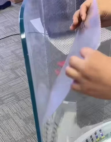 P6 Flexible Transparent Film Screen High Brightness LED Display for Shopping Mall Exhibition