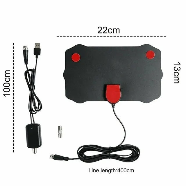 5000 Miles HD 8K 4K 1080P Indoor Digital TV Antenna 25DB HDTV Antena DVB-T DVB-T2 Cable TV Antena UHF VHF DTV TV Antenna Booster