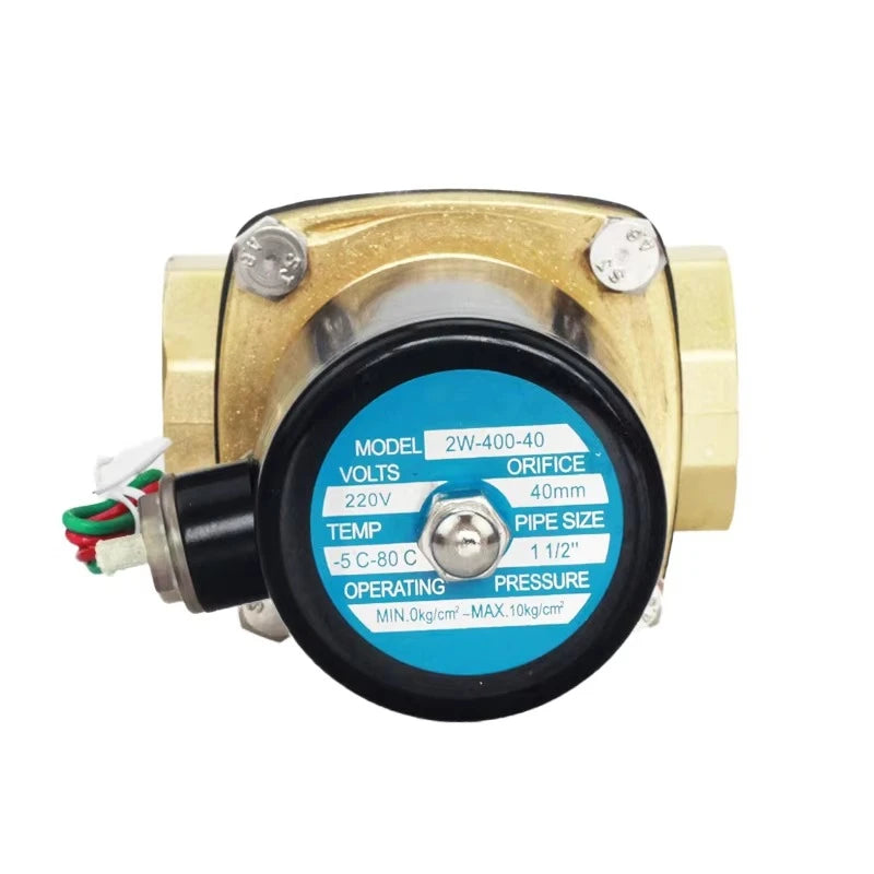 1/2 inch solenoid controlled stainless steel spherical pressure reducing valve with brass body