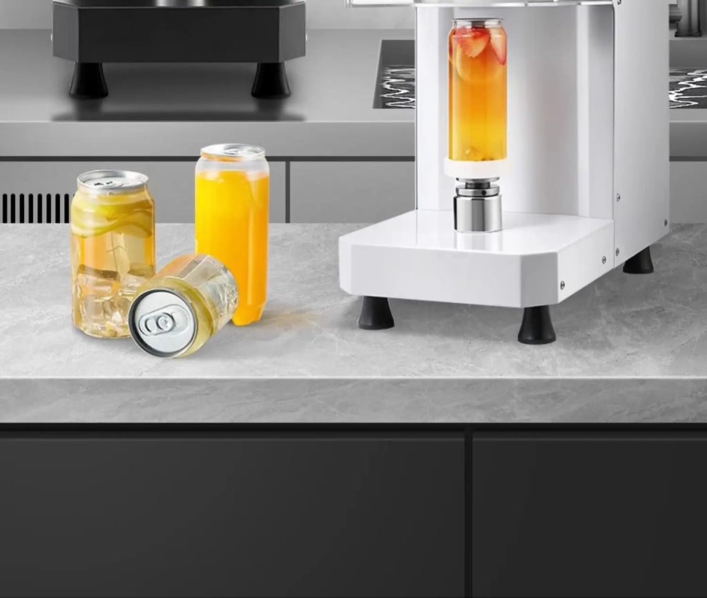 can sealing machine, milk tea automatic commercial plastic can beverage can sealing machine, beverage cup sealing machine