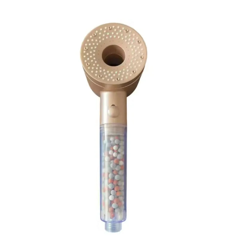 High Pressurized Filter Shower Head 5-mode Adjustable Spa Showerhead One Button Stop Water Saving Shower Bathroom Accessories