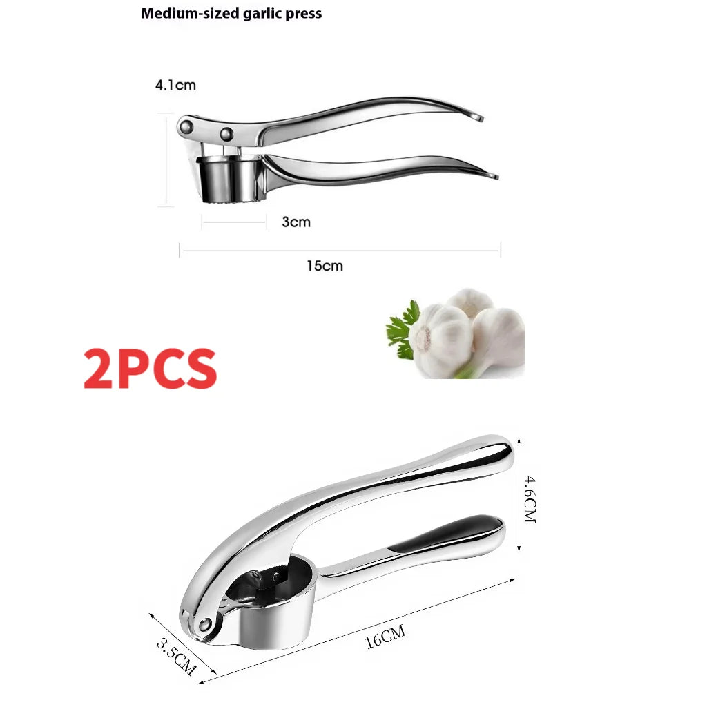 Kitchen Stainless Steel Garlic Smasher Squeezer Manual Press Grinding Tool Kitchen Accessories Kitchen Accessories Tools