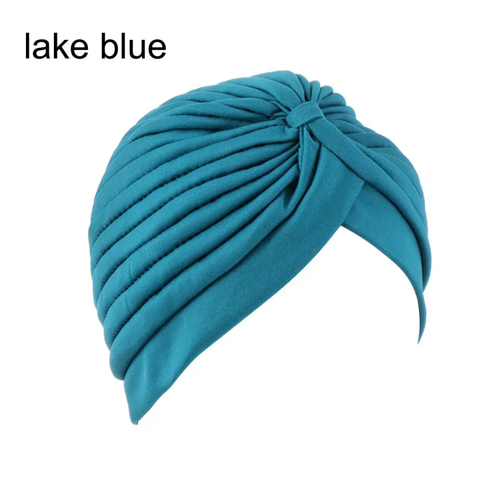Women Head Wrap Ladies Head Cover Stretchy Turban Muslim Hat Bandana Scarf Hair Loss Chemo Cap Headwear