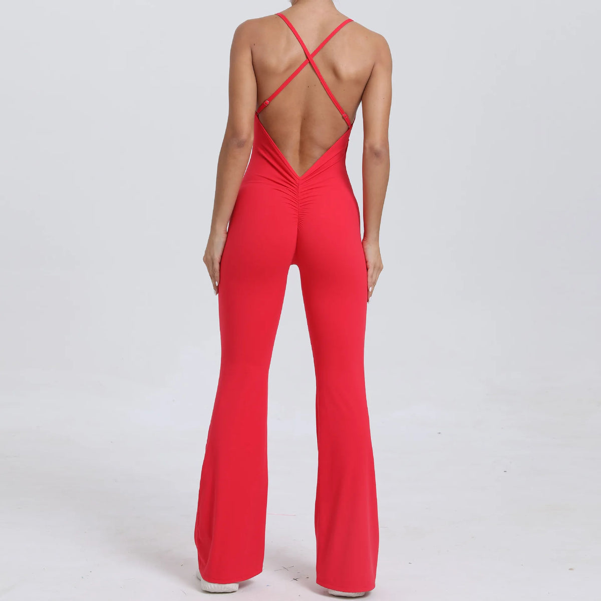 Cloud Rise Yoga SEXY Sports Jumpsuit Women Gym Fitness Playsuit Training Rompers Female Workout Bodysuits Lady Backless Overalls