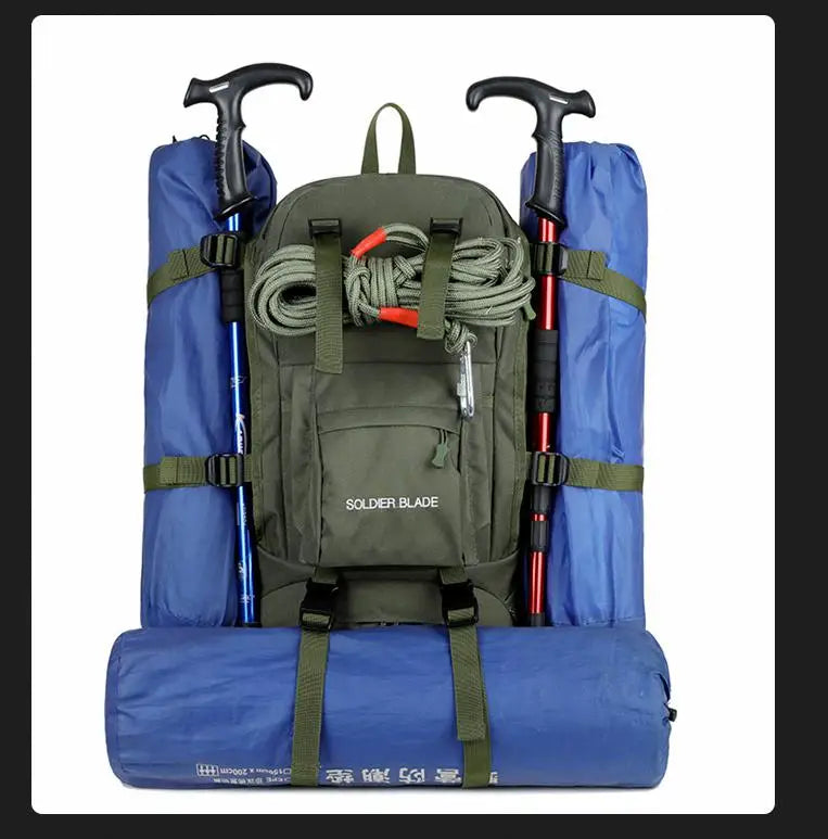 New Hiking Mountaineering Bag 50l Large Capacity Waterproof Ultra Light Outdoor Sports Backpack For Men