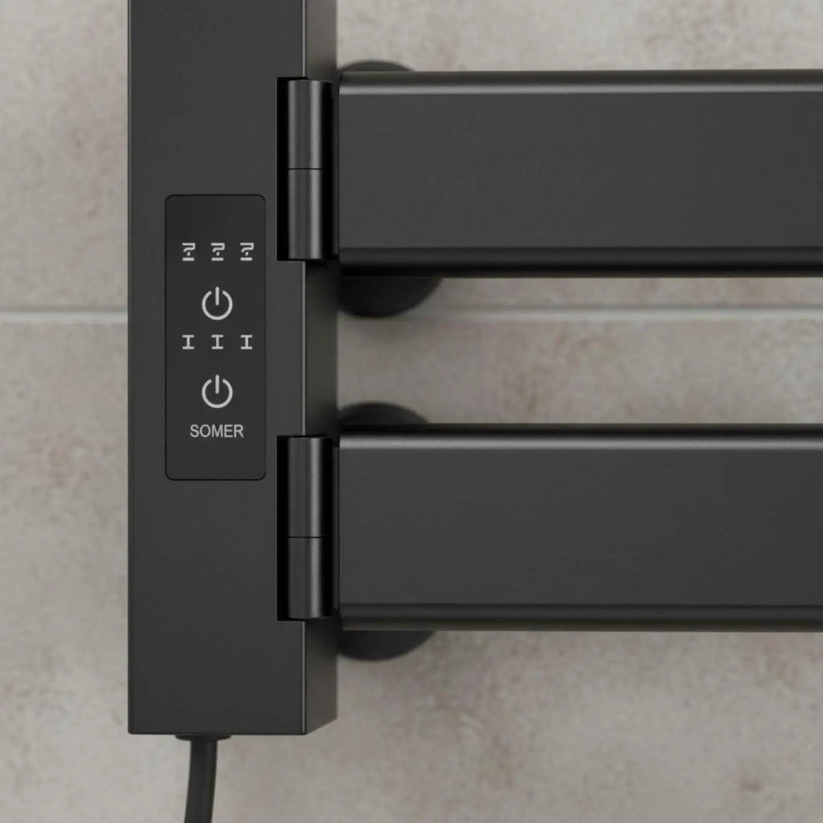 Smart Towel Heating Rack easy Installation Electric Towel Warmer Quick Dehumidifying Lavatory Heater