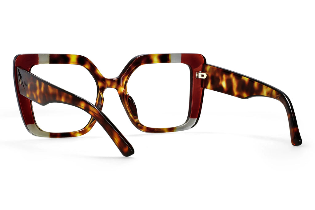 R56982 Colorful Large Size Reading Glasses Lady Trend Splicing Color Presbyopic Eyeglass Universal Prescription Spectacles Frame