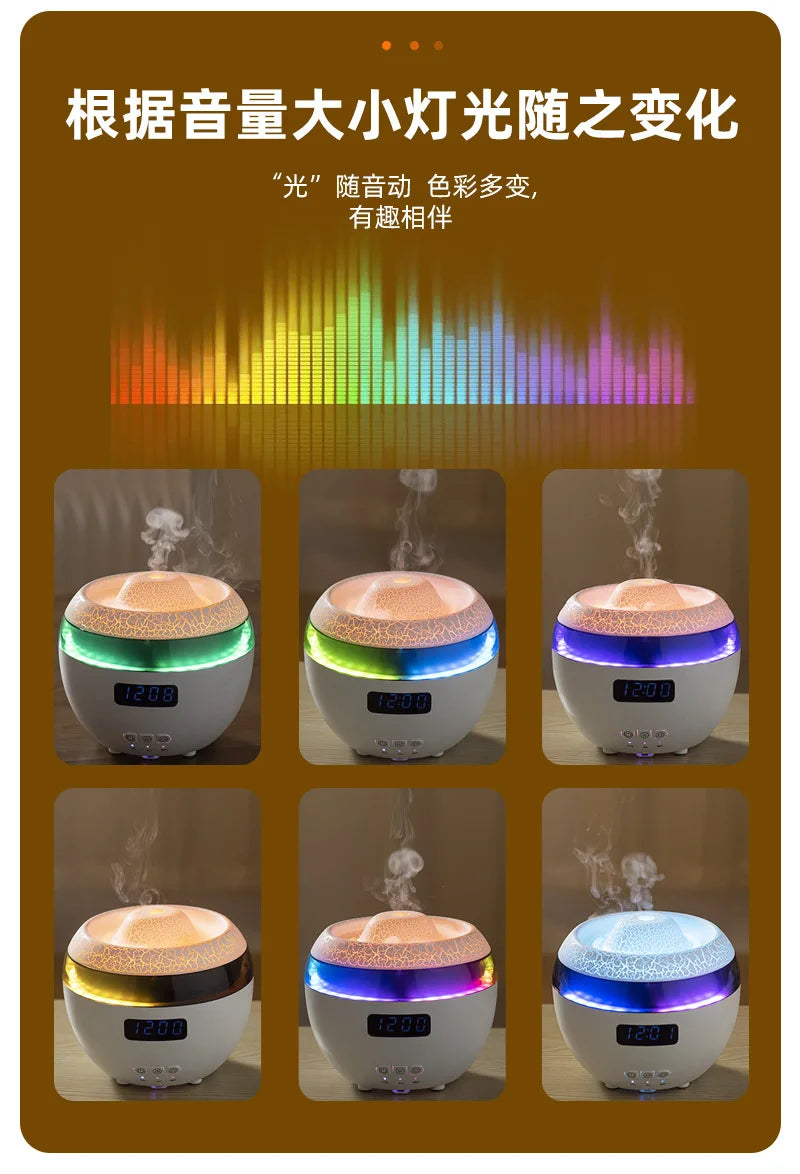 Water Drop Essential Oil Aromatherapy Machine Household Heavy Fog Volume Remote Control Timing Ultrasonic Atomizing Humidifier