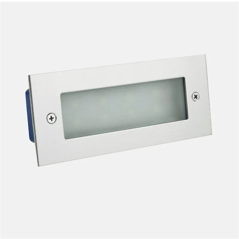 Outdoor Wall Light 5W IP65 Waterproof Led Embedded Rectangle Wall Lamp for Balcony Aisle Gate Garden Porch Yard Step Stair Light