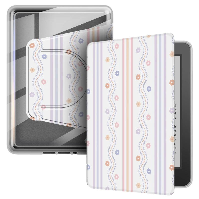 For Kindle 11th Generation Case 2024 RS23CV 360° Rotatable Magnetic Detachable Acrylic Case For Kindle 11th Gen C2V2L3 6" Funda