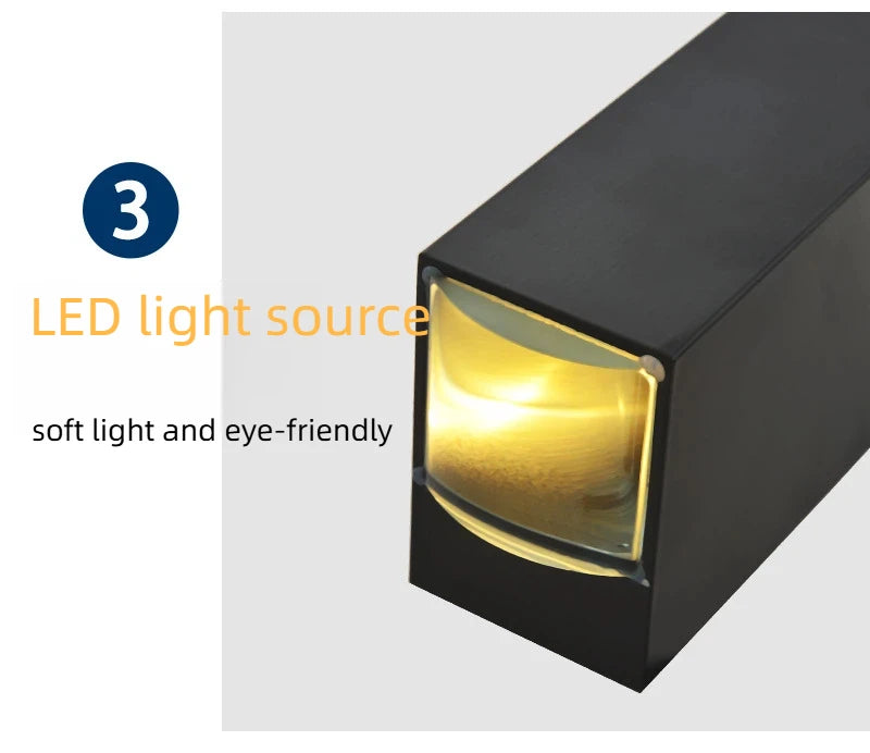 LED Indoor Outdoor Wall Lamps Villa Courtyard Pillar Spotlight Stair Lighting Boundary Home Illumination