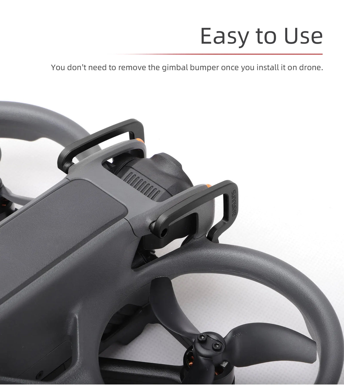FOR DJI AVATA 2 Gimbal Bumper Aluminum Alloy Gimbal Guard Bump-resistant Camera Lens Protection for DJI Avata 2 Accessories