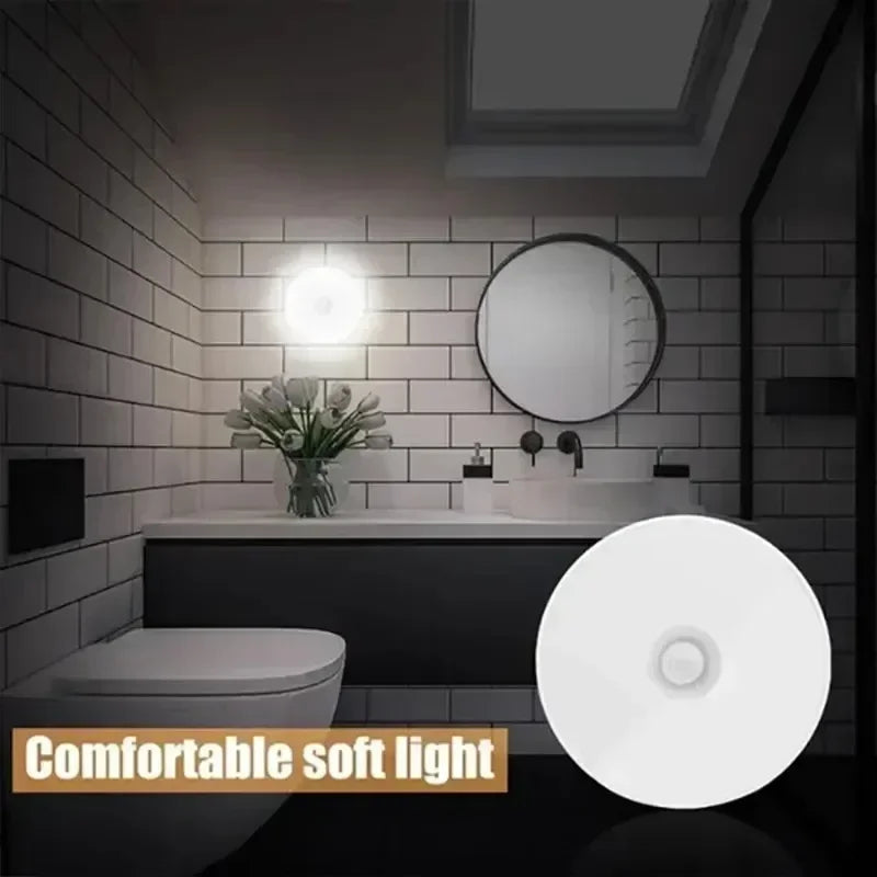 GGbingo-Motion Sensor^&^% LED Night Light USB /*Rechargeable-Kitchen Cabinet, Wardrobe Lamp# Staircase, Wireless Closet Light@@