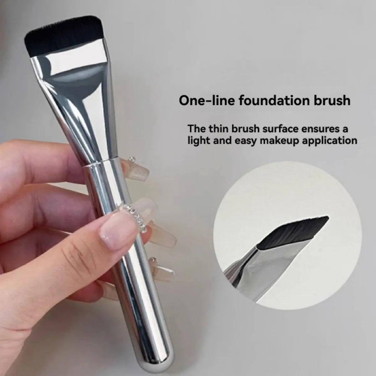 2PCS Makeup Brush Set - Foundation Brush & Dual-Ended Mask Brush for Flawless Skin Care & Makeup Application