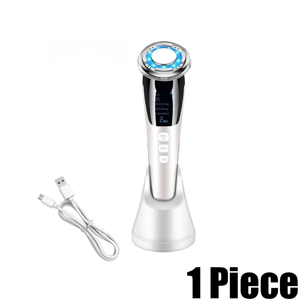 Facial Massager Microcurrent Face Lifting Deep Cleaning Wrinkle Removal Cool Compress Skin Tighten Skincare Beauty Device