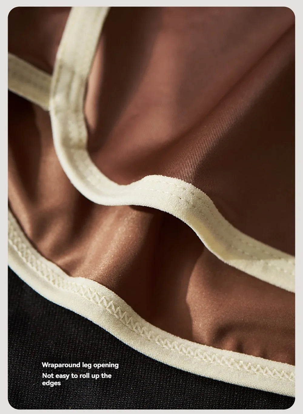 3PCS/Pack Luxury Solid Satin-like Boxer Man Cool 10A Antibacterial Silk U-shape Pouch Men's Panties High Elastic Wais Underpants