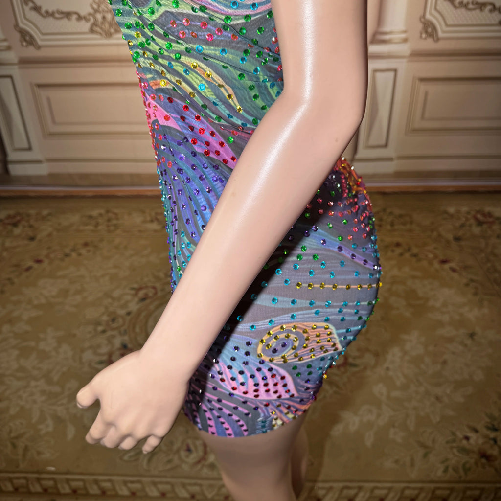 Floral Print Sexy Deep V-neck Halter Sleeveless Maxi Dress Stylish Dress Women's Backless Dress