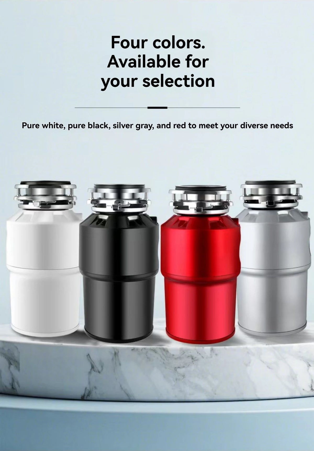 Kitchen Waste Disposer, Household Food Grinder, High-power Kitchen Waste Disposer