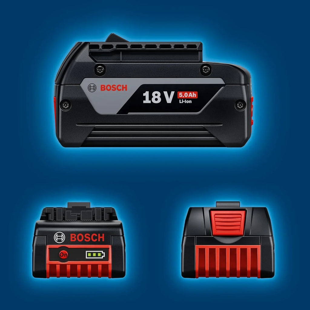 Original Bosch 18V 6.0Ah Lightweight Compact Genuine Battery, Perfect for DIY Home Repair, Fits BAT609G BAT610G GSR18V-LI Tools