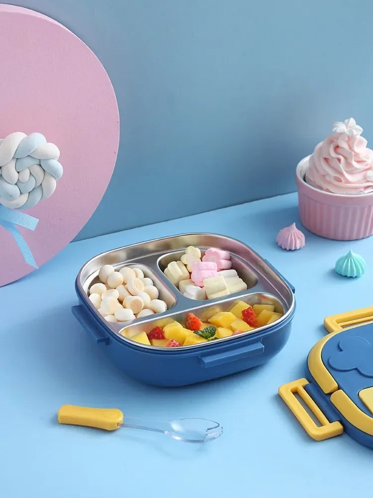 Bento Box Outing Tableware 304 Portable Stainless Steel Lunch Box Baby Child Student Outdoor Camping Picnic Food Container