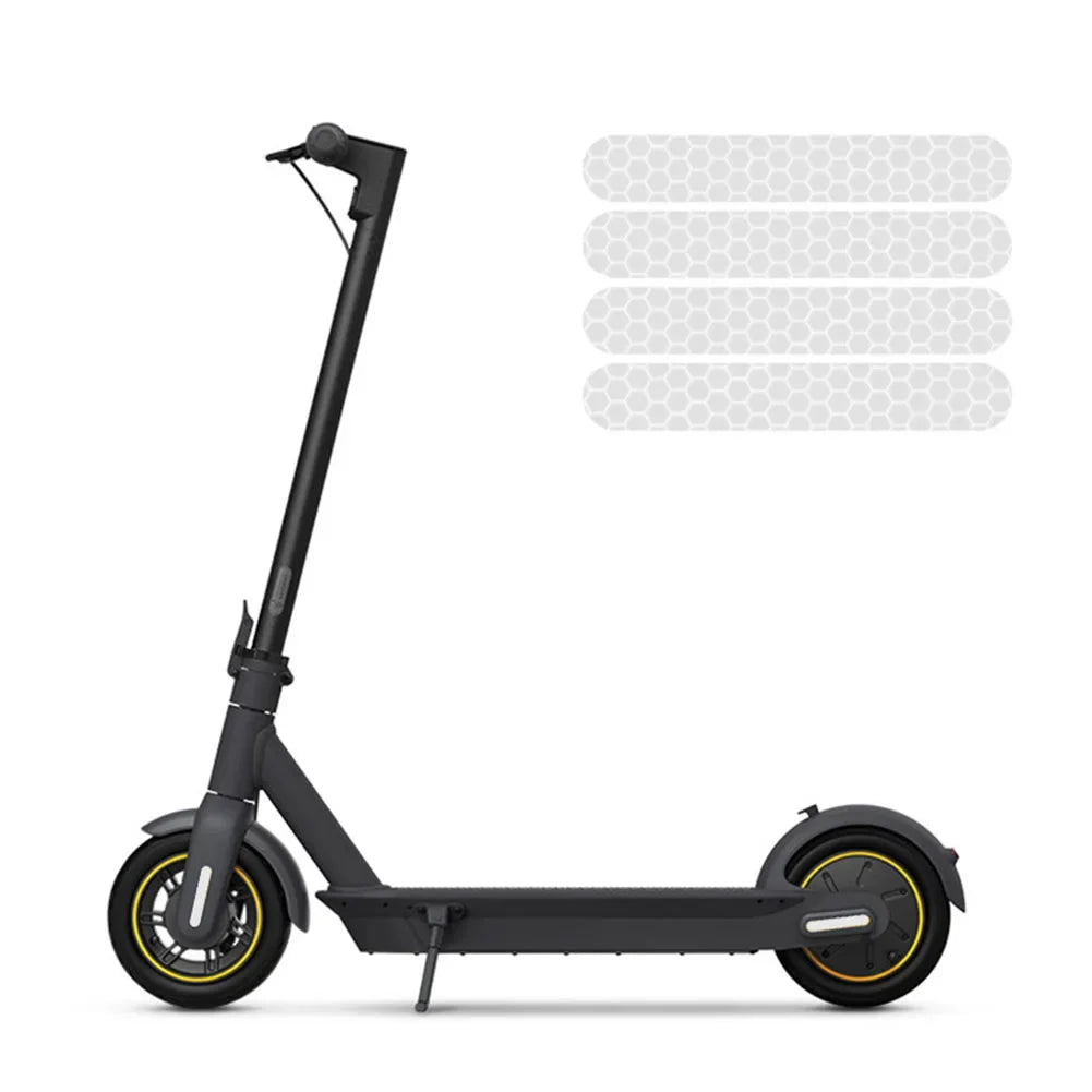 Electric Scooter Reflective Stickers Night Safety Stickers Scooter Accessories Night Safety Stickers, Scooter Accessories