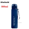 800ML/1000ML Sports Water Bottle 1L Large Capacity Men Women Summer Portable Plastic Bottle for Outdoor Travel Fitness Drinkware