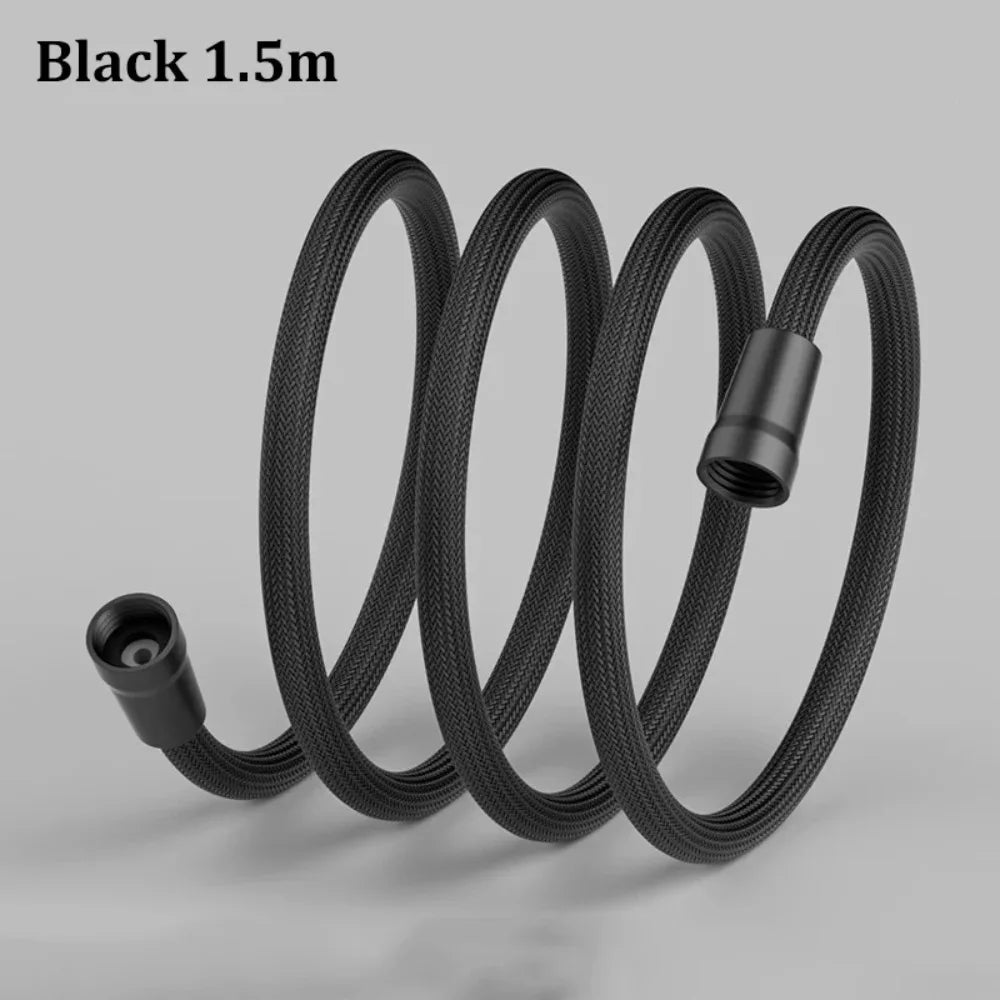 Braided shower pipe, universal water pipe, cold and hot water shower head, explosion-proof connection pipe