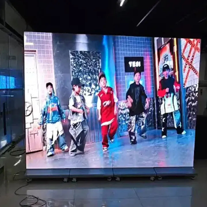 Factory Hot Selling Led Poster 640x1920mm Screen GOB P1.8 Flooring Standing LED Folding Advertising Poster Led Display Events