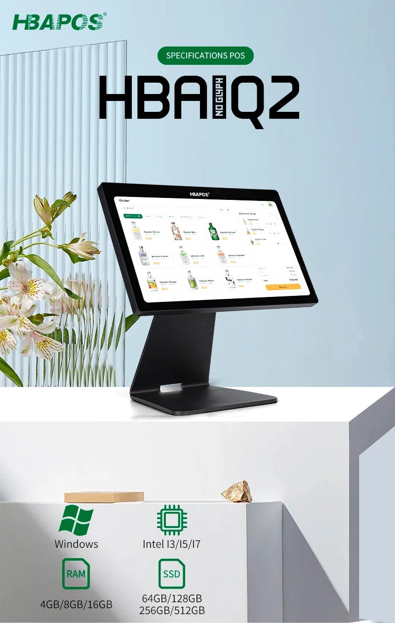 Factory Price Cheap Electronic Cash Register Wholesale Pos Systems HBA-Q2